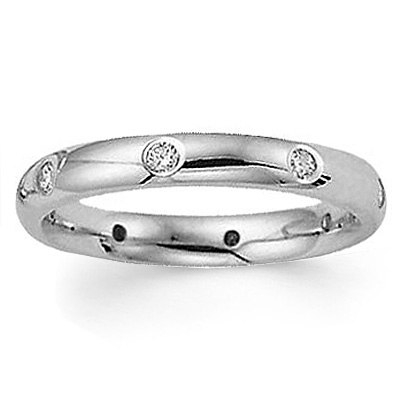 3mm Diamond Eternity Comfort Fit Band (0.16ctw)